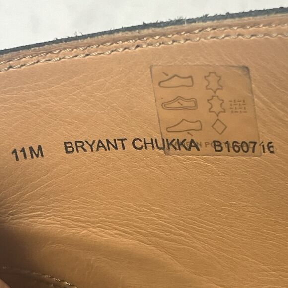 Sebago Black Leather Bryant Chukka Boots Men’s 11 M Lace Up Comfort Casual Shoes